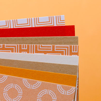 serrote caderno sortido laranja